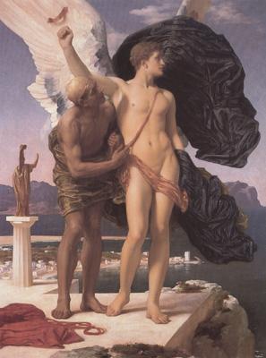 Alma-Tadema, Sir Lawrence Frederic Leighton,Daedalus and Icarus (mk23) Sweden oil painting art